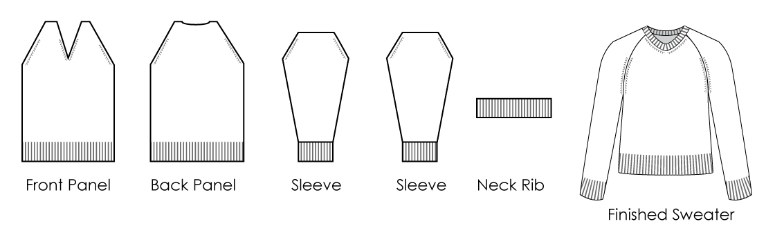 Fully-fashioned-pieces-cashmere-knitwear Fully fashioned pieces of cashmere knitwear