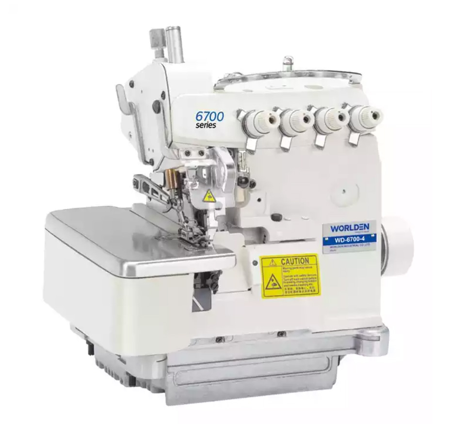 Industrial overlocker machine