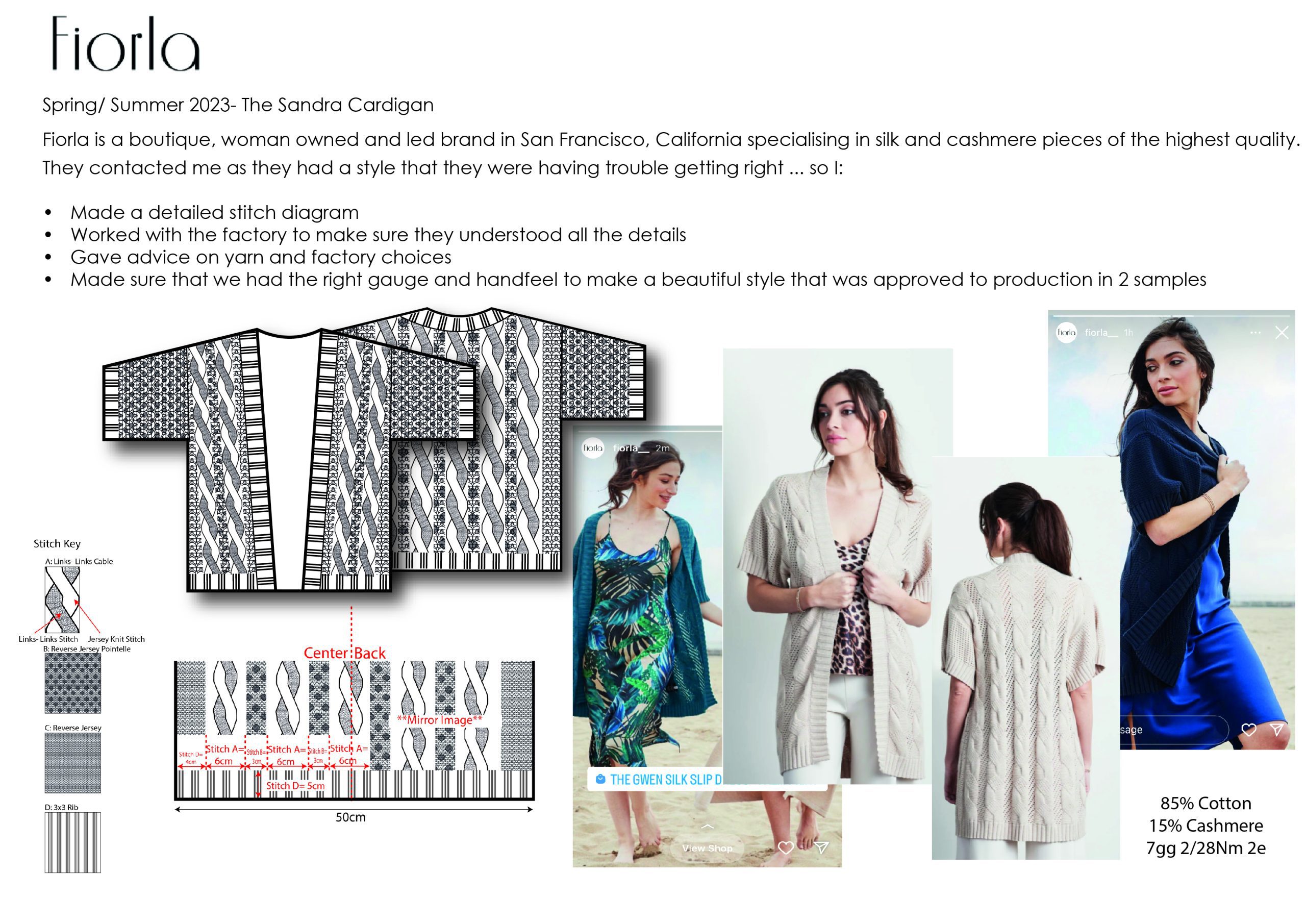 Portfolio for website-01 Kate Knight the Cashmere designer Freelance Knitwear Designer Moodboard SS22