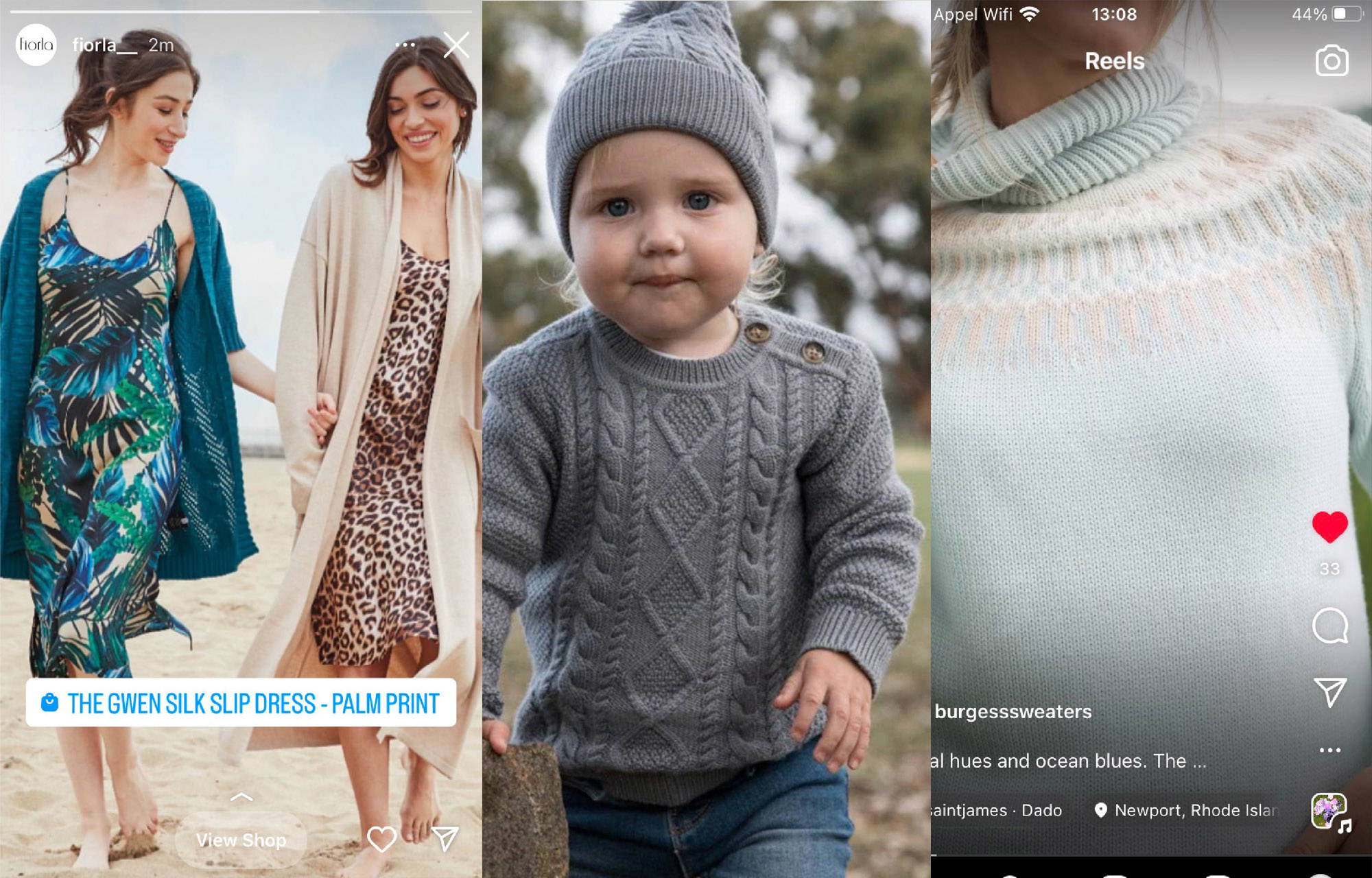 woman wearing grey sweater, child wearing knitted dungarees. man wearing wool polo neck